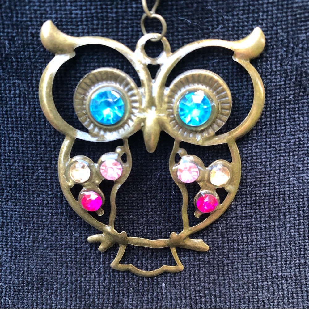 🦉 Owl Necklace with Swarovski Crystals 🦉